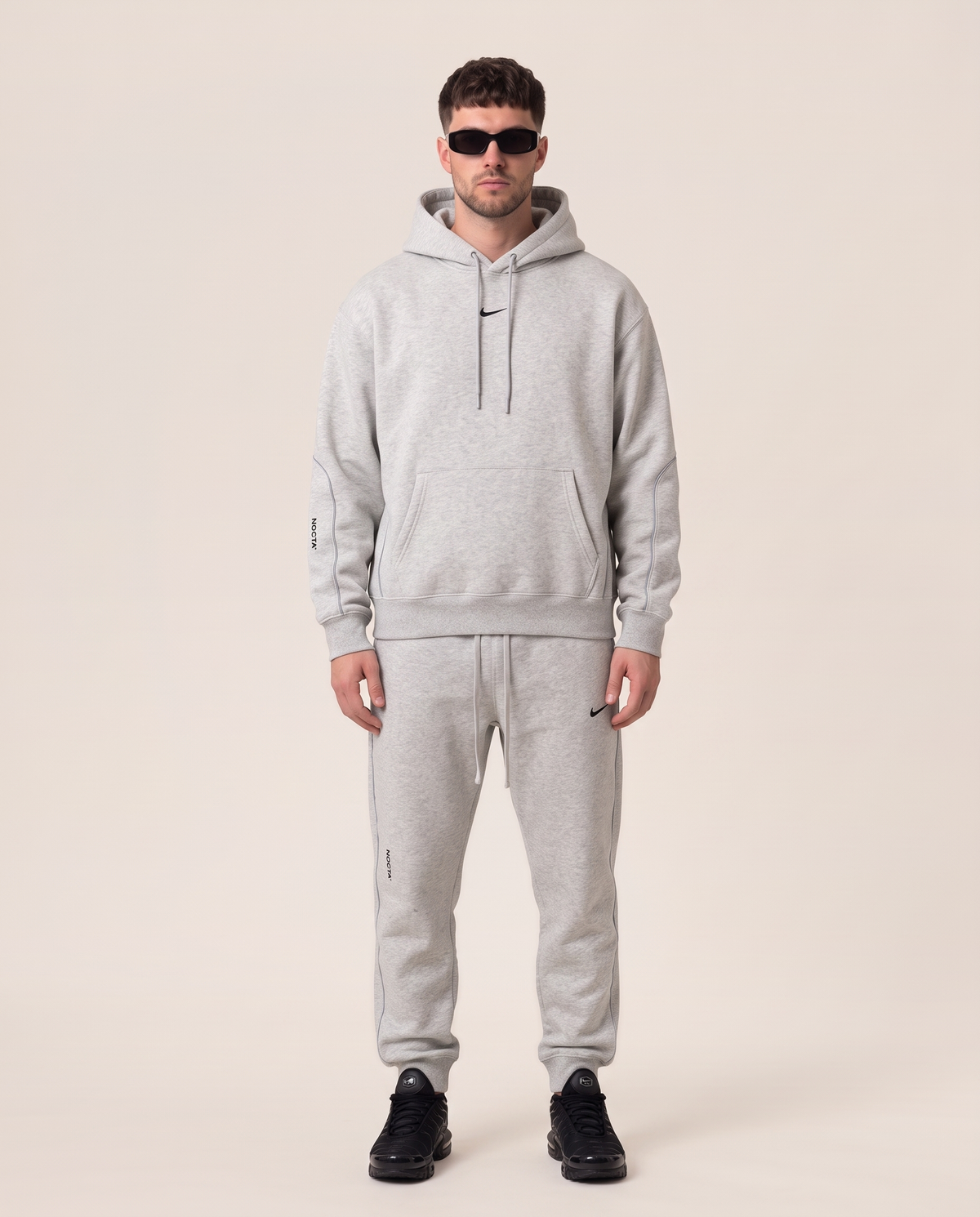 Nike x NOCTA hooded fleece tracksuit, grey
