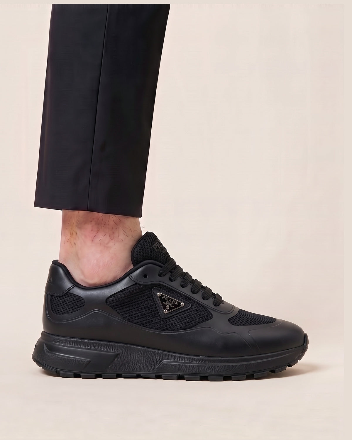 Prada PRAX 01 sneakers in triple black