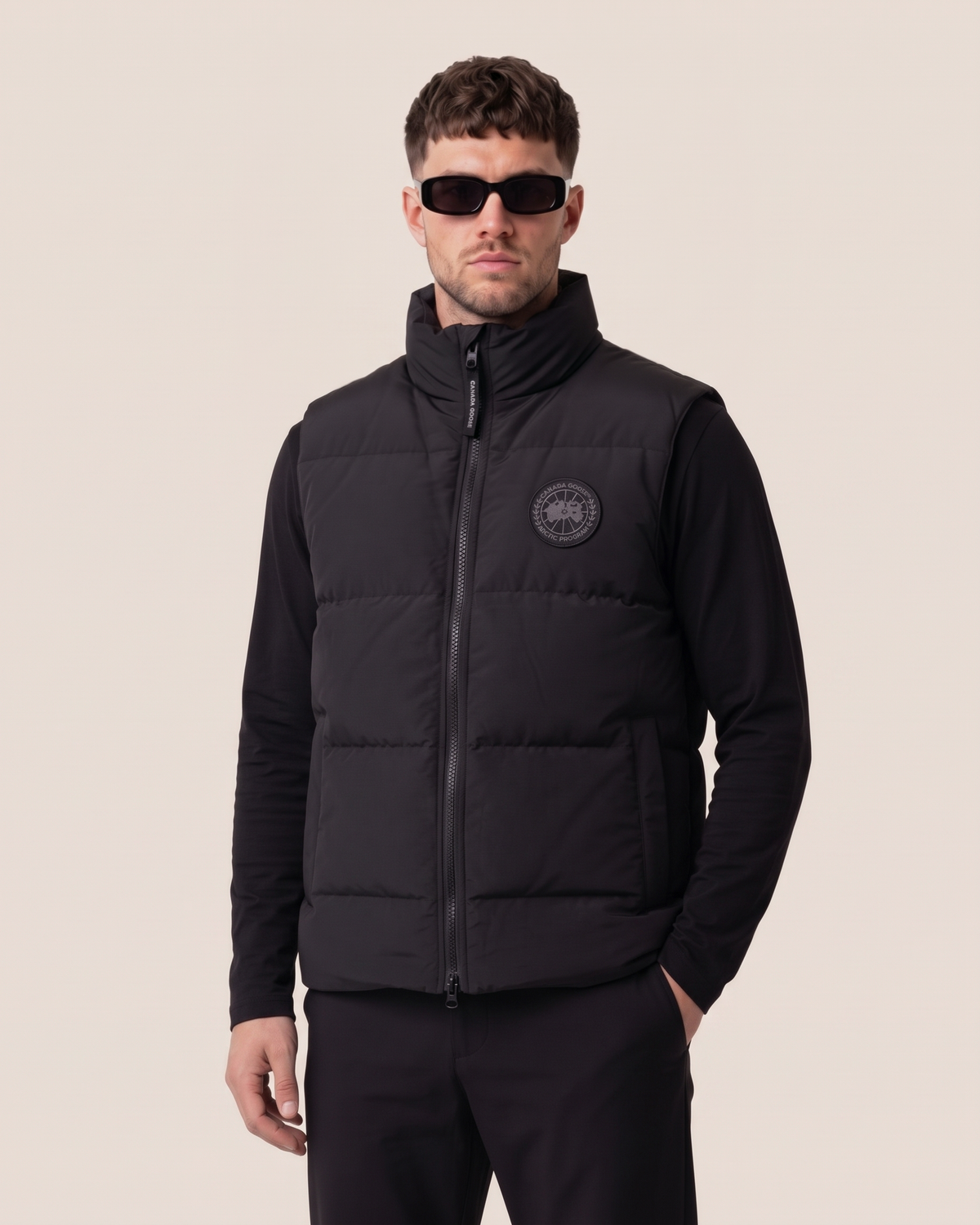 Canada Goose Black Label gilet in black